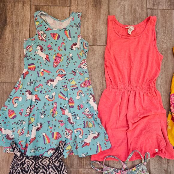 Girls Casual Dress Lot of 8 Size 7/8 Sleeveless Carter’s Old Navy GAP Play - Picture 6 of 7